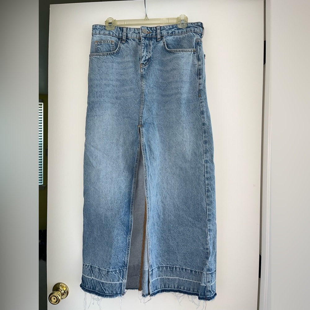 BDG Denim Maxi Skirt